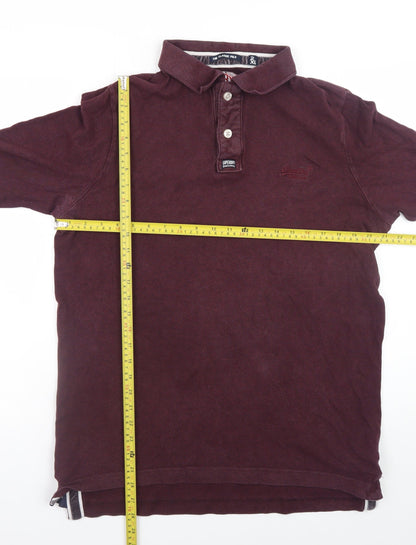 Mens UK Size 2XL Superdry 100% Cotton Polo Shirt