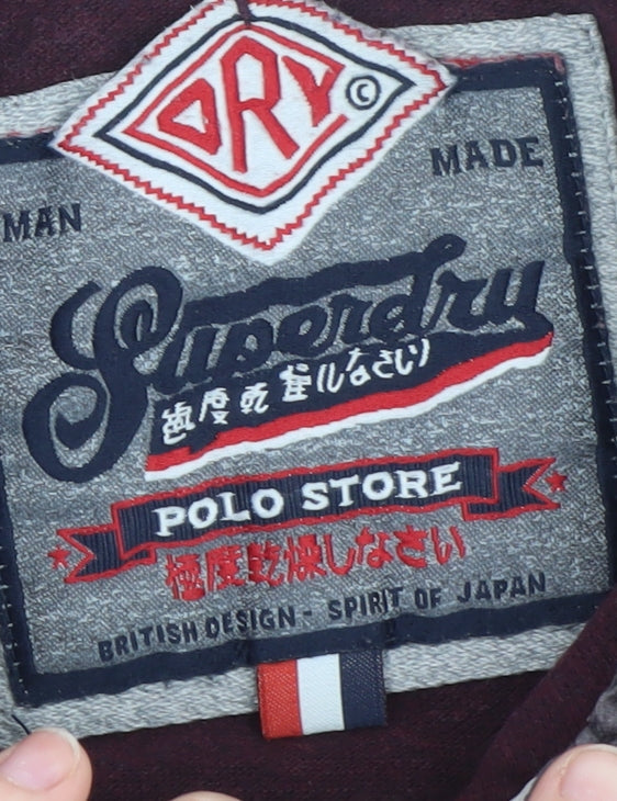 Mens UK Size 2XL Superdry 100% Cotton Polo Shirt