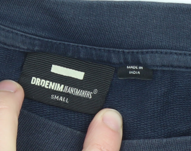 Mens UK Size S Dr Denim Blue  T-Shirt