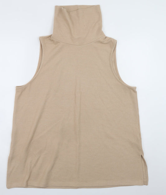 Womens UK Size 20 Marks and Spencer Beige Pullover Jumper