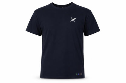 TOBEFRANK Men’s Blue Brower XL Crew Neck Recycled Cotton T-Shirt