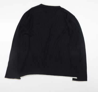 Mens UK Size M Slazenger Black Pullover Jumper