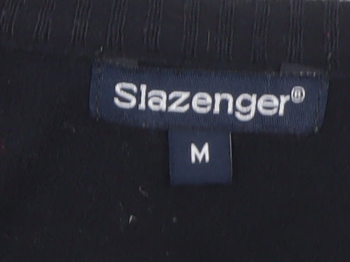 Mens UK Size M Slazenger Black Pullover Jumper