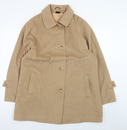 Womens UK Size 16 Lampert London Beige Overcoat