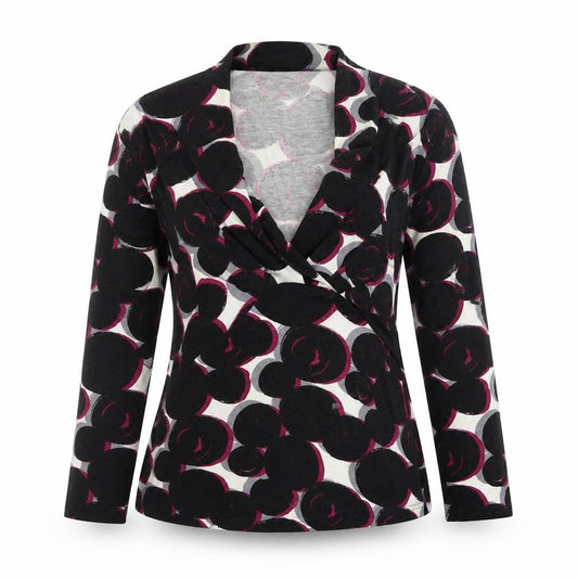 Kaliko Women’s Multicoloured Floral Wrap Blouse Size 8