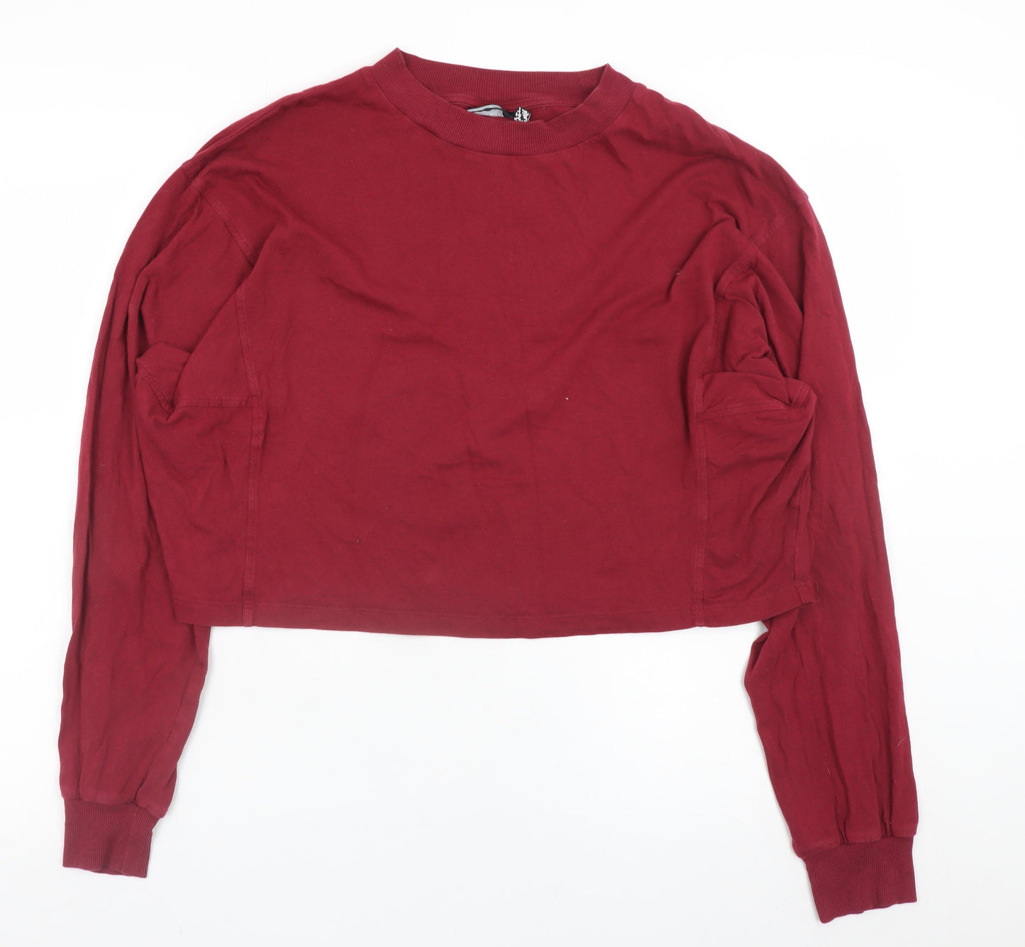 Womens UK Size 10 ASOS Design Red Pullover Sweatshirt