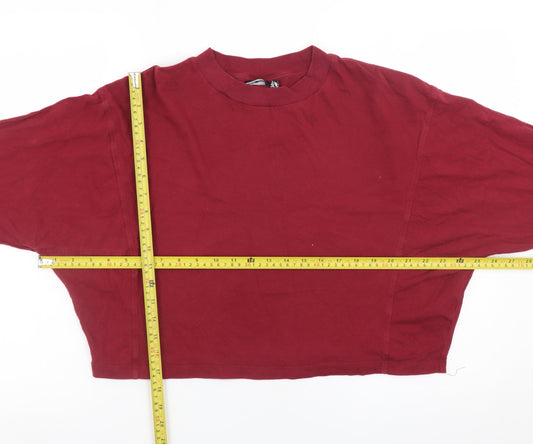 Womens UK Size 10 ASOS Design Red Pullover Sweatshirt