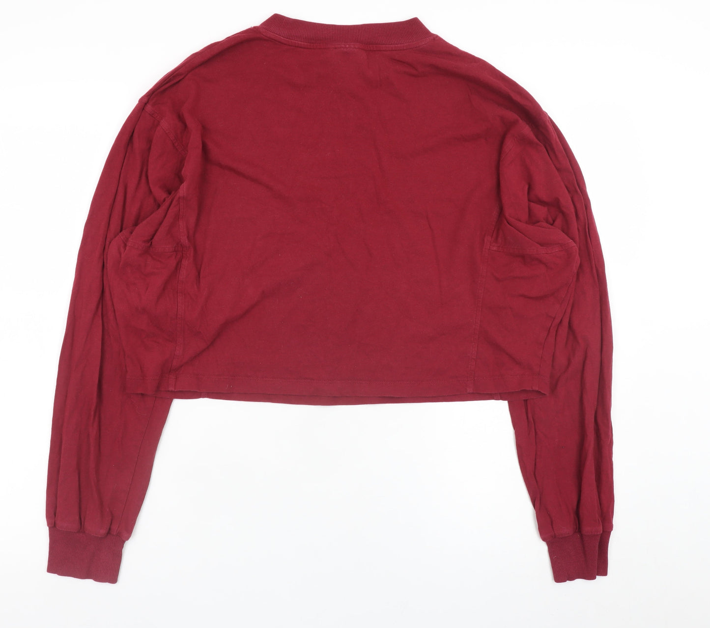 Womens UK Size 10 ASOS Design Red Pullover Sweatshirt