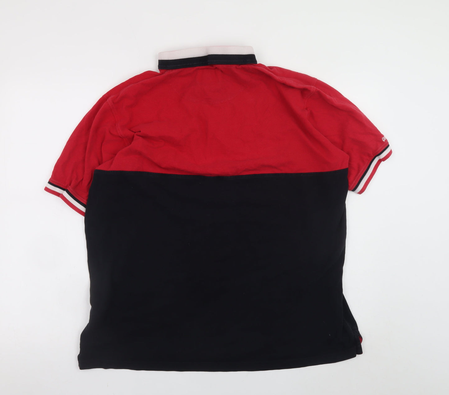 Guinness Men's Red & Black XL Rugby Polo Shirt 100% Cotton