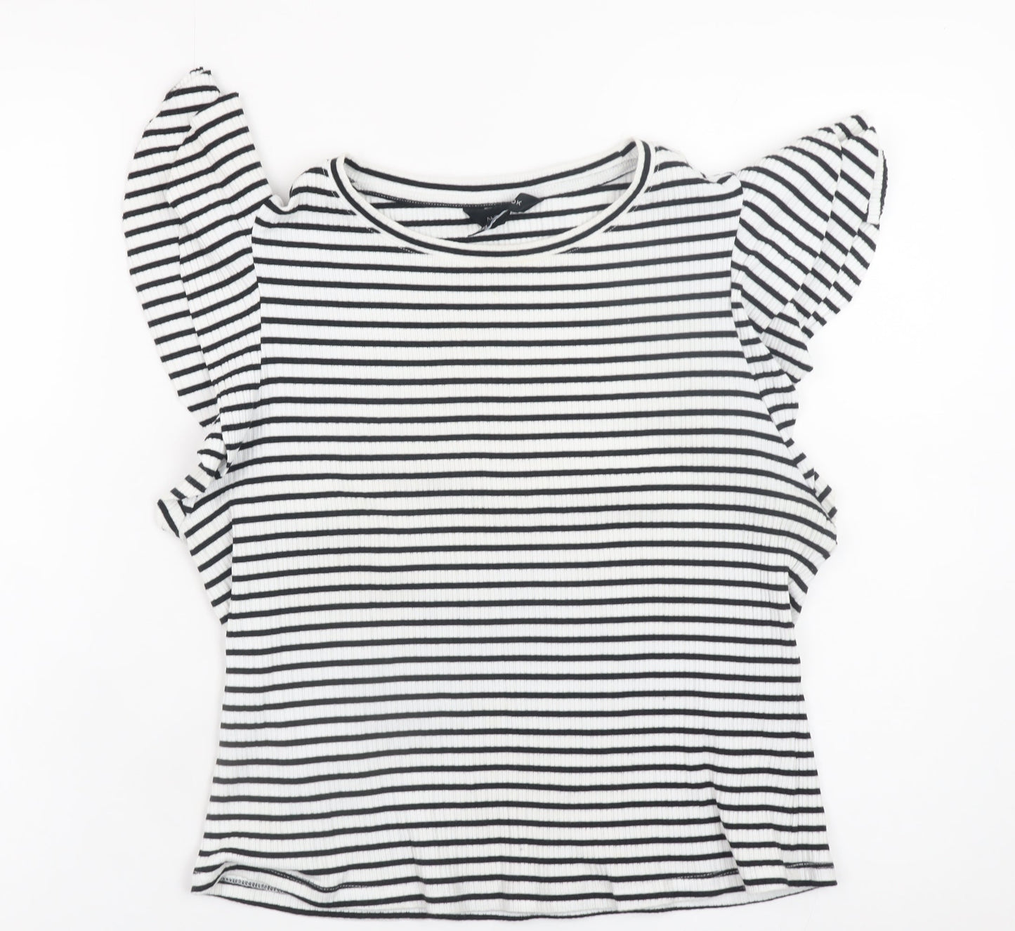 Womens UK Size 18 New Look Black Basic T-Shirt