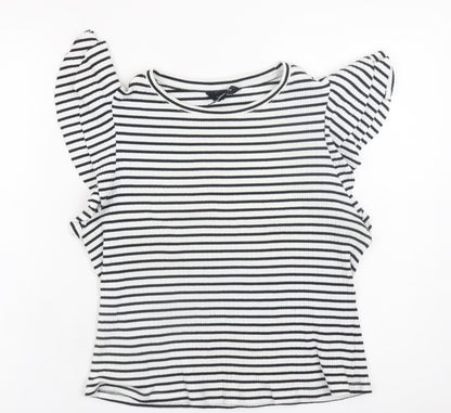 Womens UK Size 18 New Look Black Basic T-Shirt