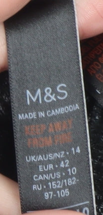 Womens UK Size 14 Marks and Spencer Grey Basic Blouse