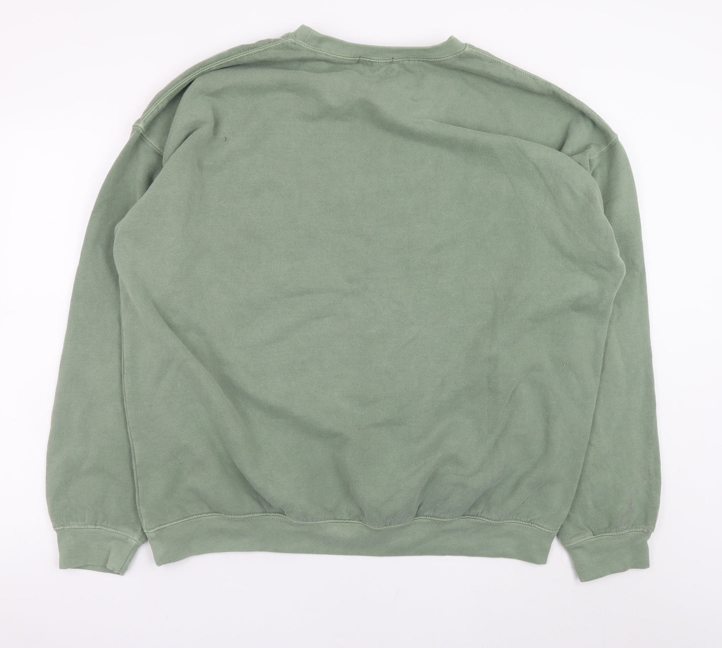Womens UK Size 24/26 Nasty Gal Green Pullover Sweatshirt