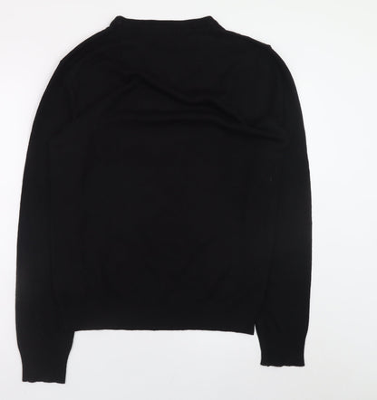 Mens UK Size L Brave Soul Black Pullover Jumper