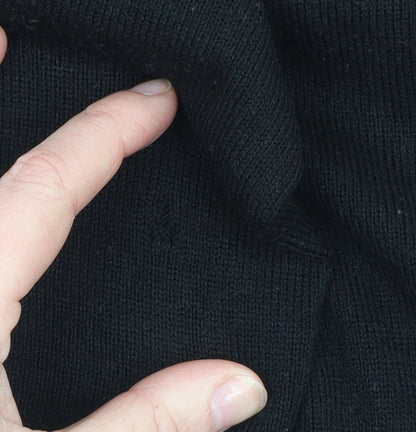 Mens UK Size L Brave Soul Black Pullover Jumper