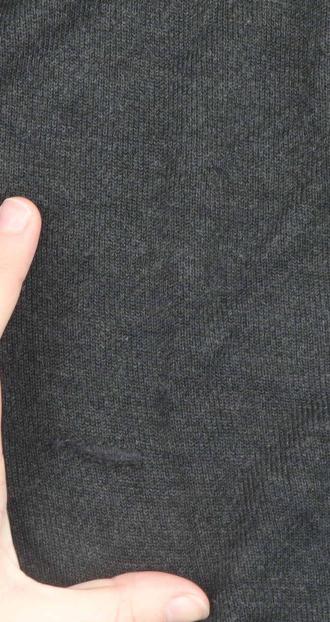 Mens UK Size 7XL Ted Baker Black 1/2 Zip Jumper