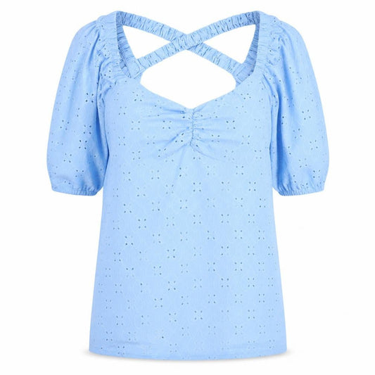 Womens UK Size 12 Simply Be Blue Tunic Blouse