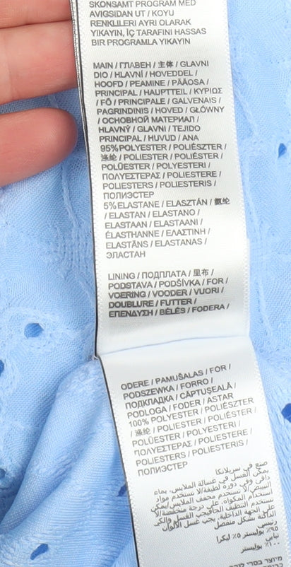 Womens UK Size 12 Simply Be Blue Tunic Blouse