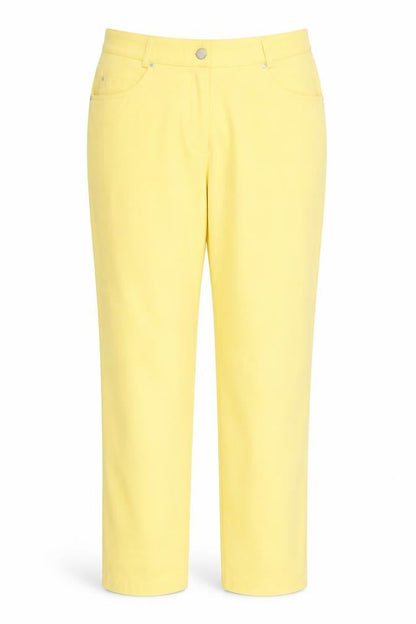 Golléhaug Women’s Yellow Classic Stretch Trousers Size 16