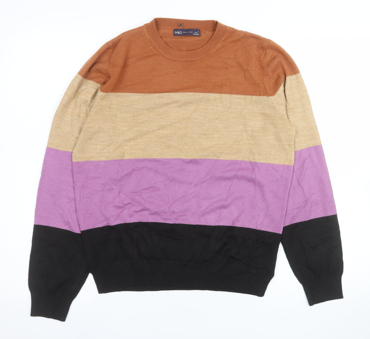 Womens UK Size 12 Marks and Spencer Multicoloured Pullover Jumper