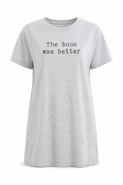 Gildan Womens Grey M Basic Funny Quote T-Shirt Softstyle Cotton Blend
