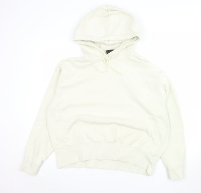 Womens UK Size M Nike Ivory Pullover Hoodie