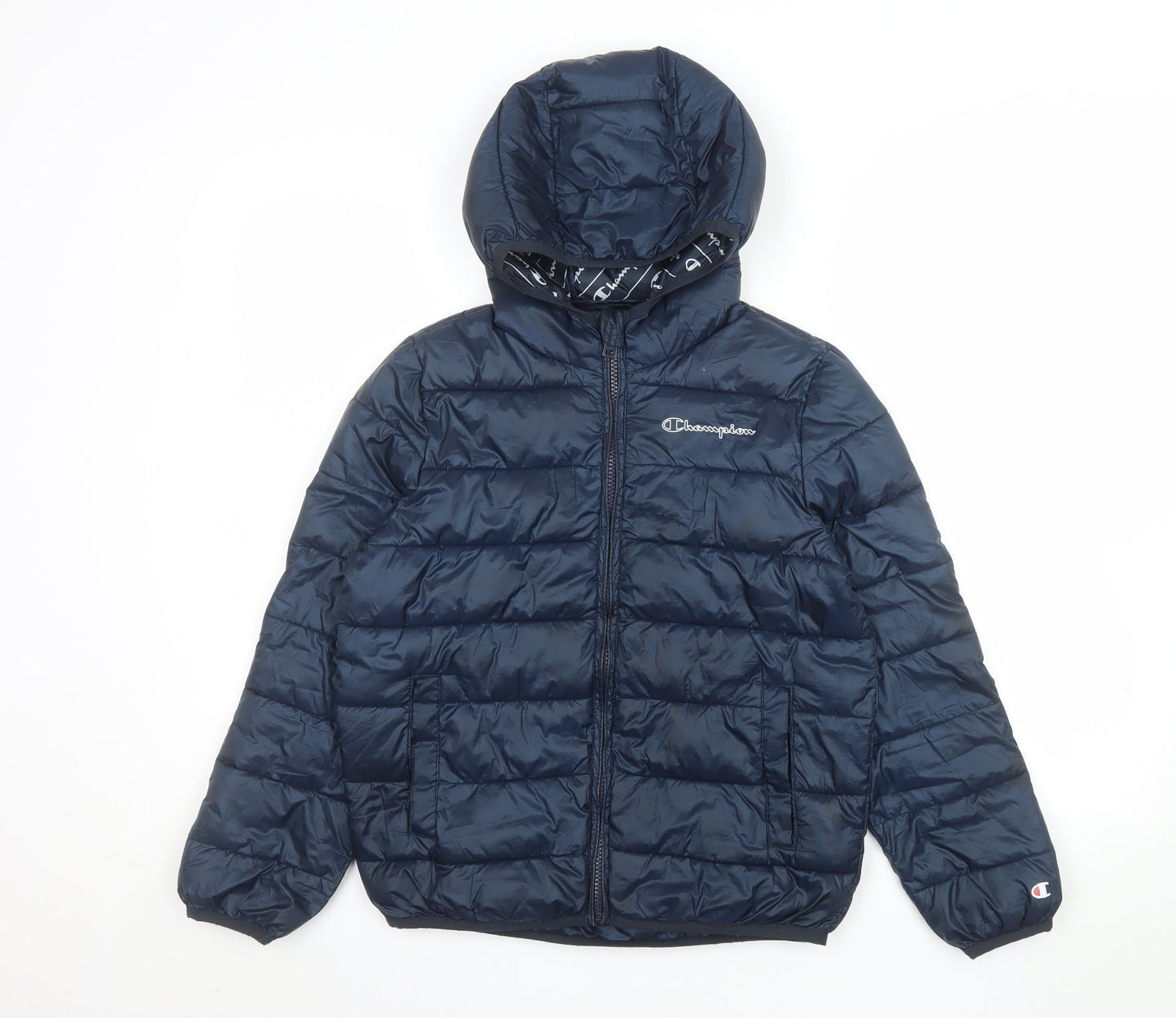Boys UK Size 10-11 Years Champion Blue Puffer Jacket