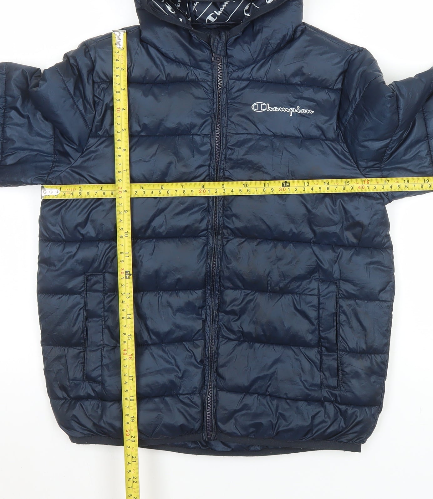Boys UK Size 10-11 Years Champion Blue Puffer Jacket