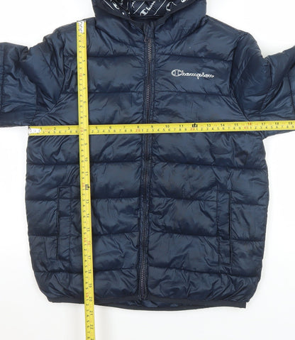 Boys UK Size 10-11 Years Champion Blue Puffer Jacket
