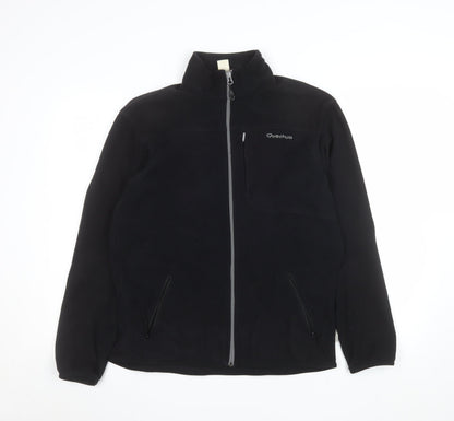 Mens UK Size M Quechua Black Basic Jacket