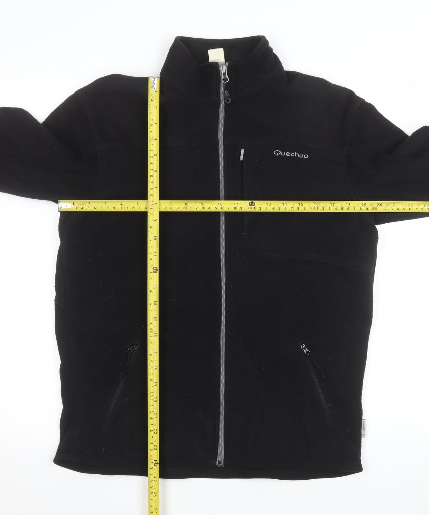 Mens UK Size M Quechua Black Basic Jacket