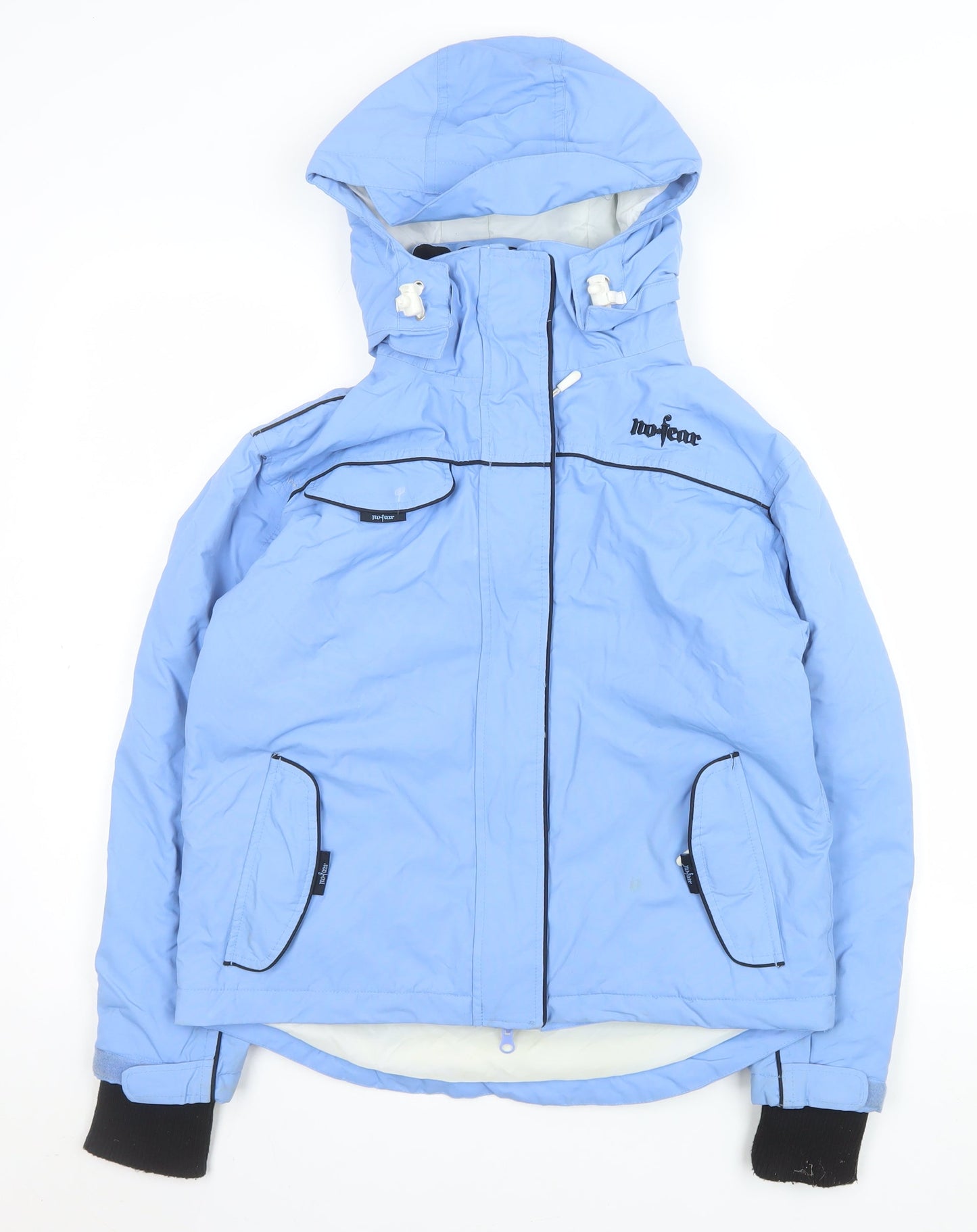Girls UK Size 11-12 Years No Fear Blue Ski Jacket