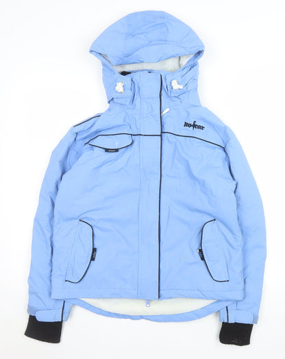 Girls UK Size 11-12 Years No Fear Blue Ski Jacket