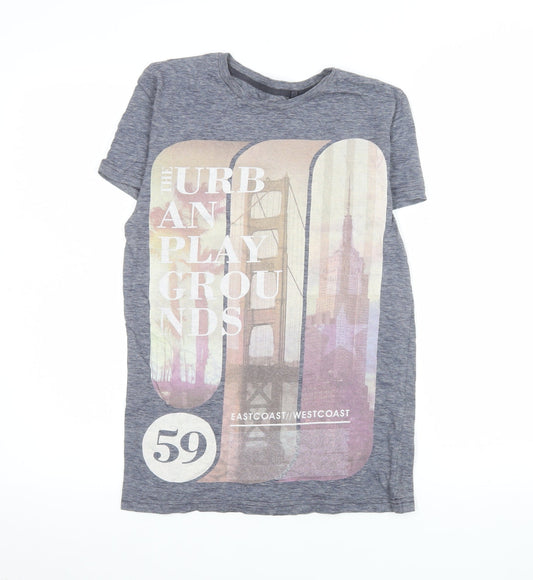 Mens UK Size XS NEXT Grey  T-Shirt