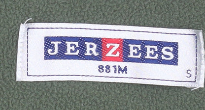 Mens UK Size S JERZEES Green Pullover Sweatshirt