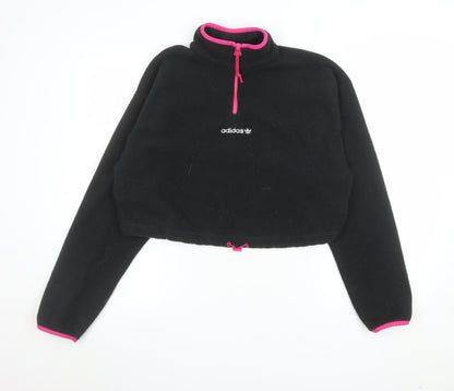 Womens UK Size 14 adidas Black Pullover Sweatshirt