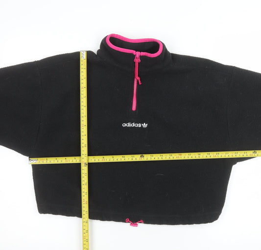 Womens UK Size 14 adidas Black Pullover Sweatshirt