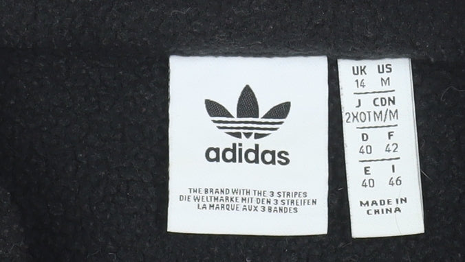 Womens UK Size 14 adidas Black Pullover Sweatshirt