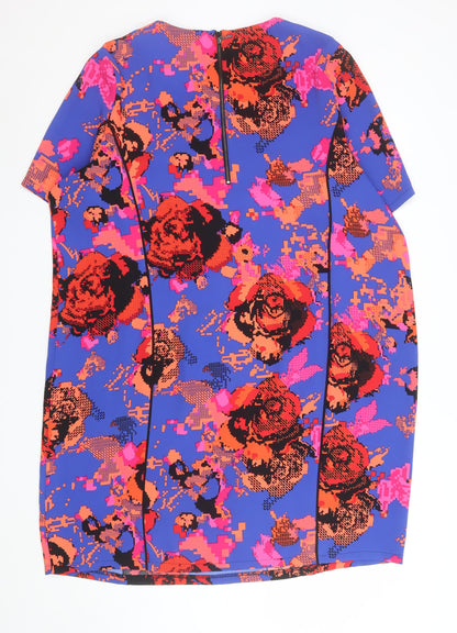 Marks and Spencer Women's Multicoloured Size 22 Sheath Dress