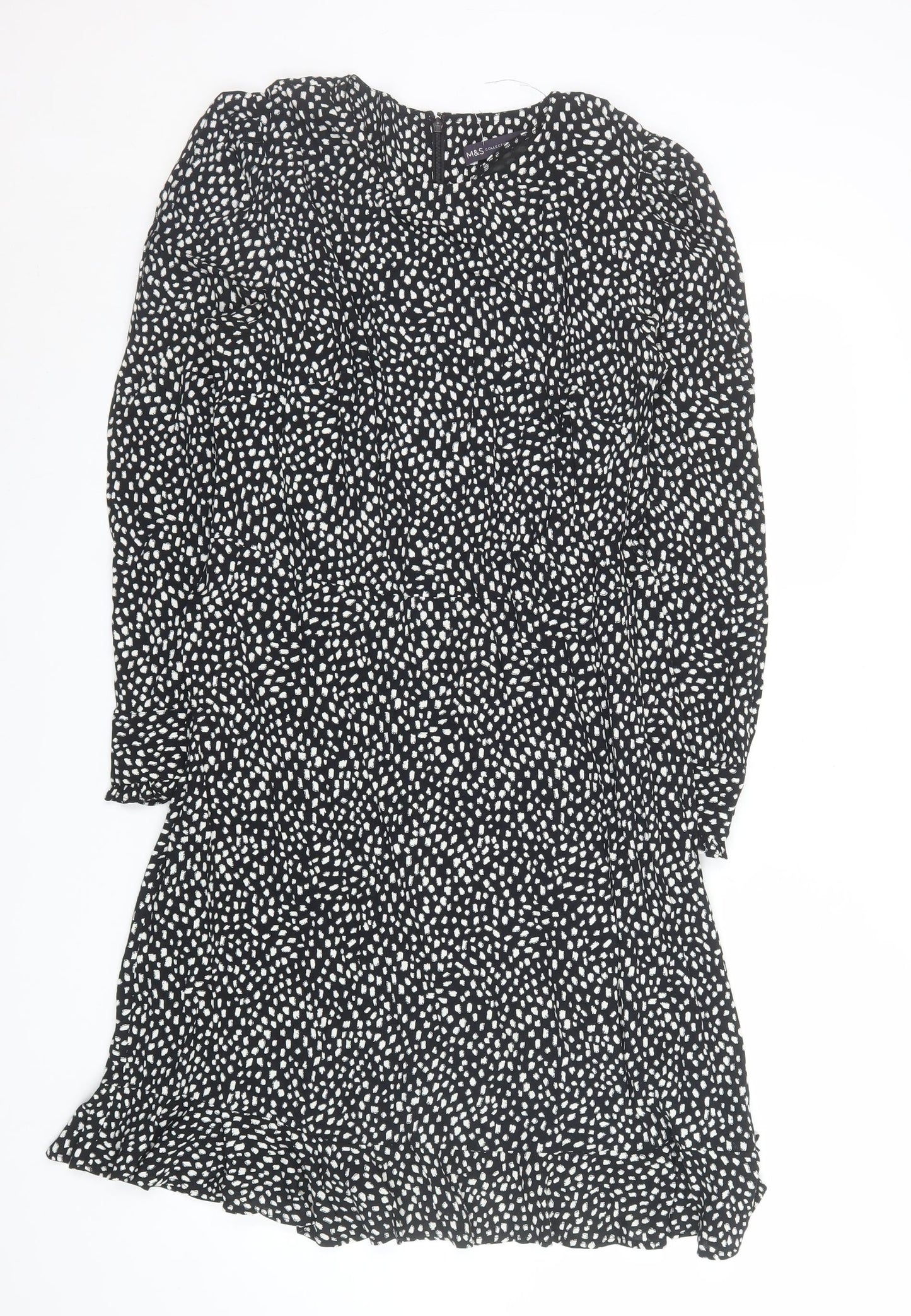 Marks and Spencer Women’s Black Long A-Line Dress Size 12