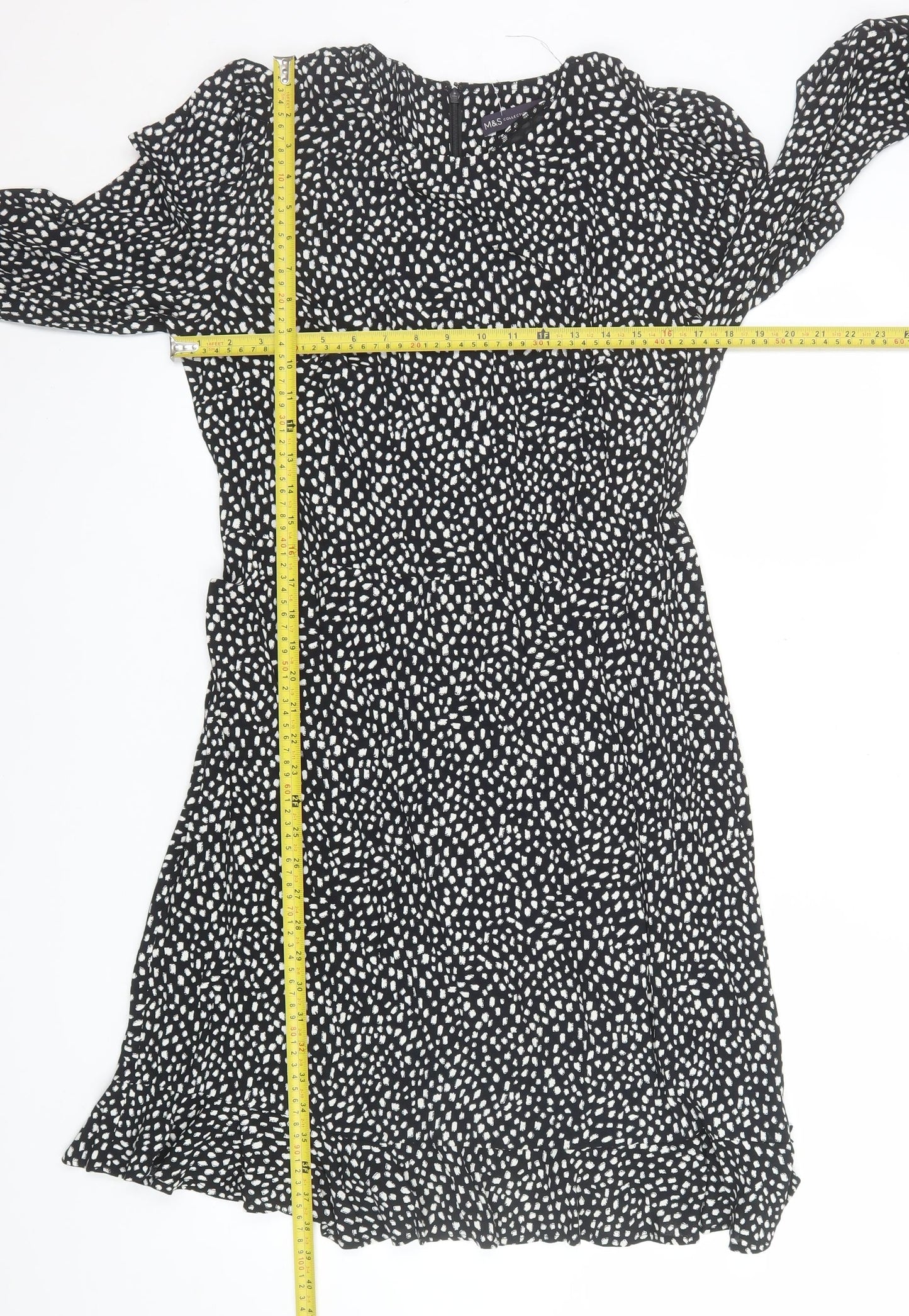 Marks and Spencer Women’s Black Long A-Line Dress Size 12
