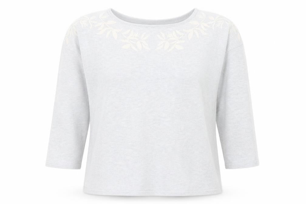 Womens UK Size 18 Bonmarché Grey Basic T-Shirt