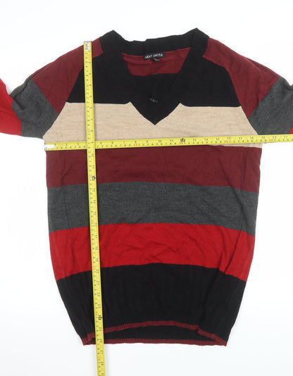 Mens UK Size S NEXT Multicoloured Pullover Jumper
