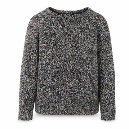 Marks and Spencer Womens Multicoloured Knit V-Neck Pullover Jumper Size 8