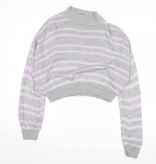 Womens UK Size 12 H&M Grey Pullover Jumper