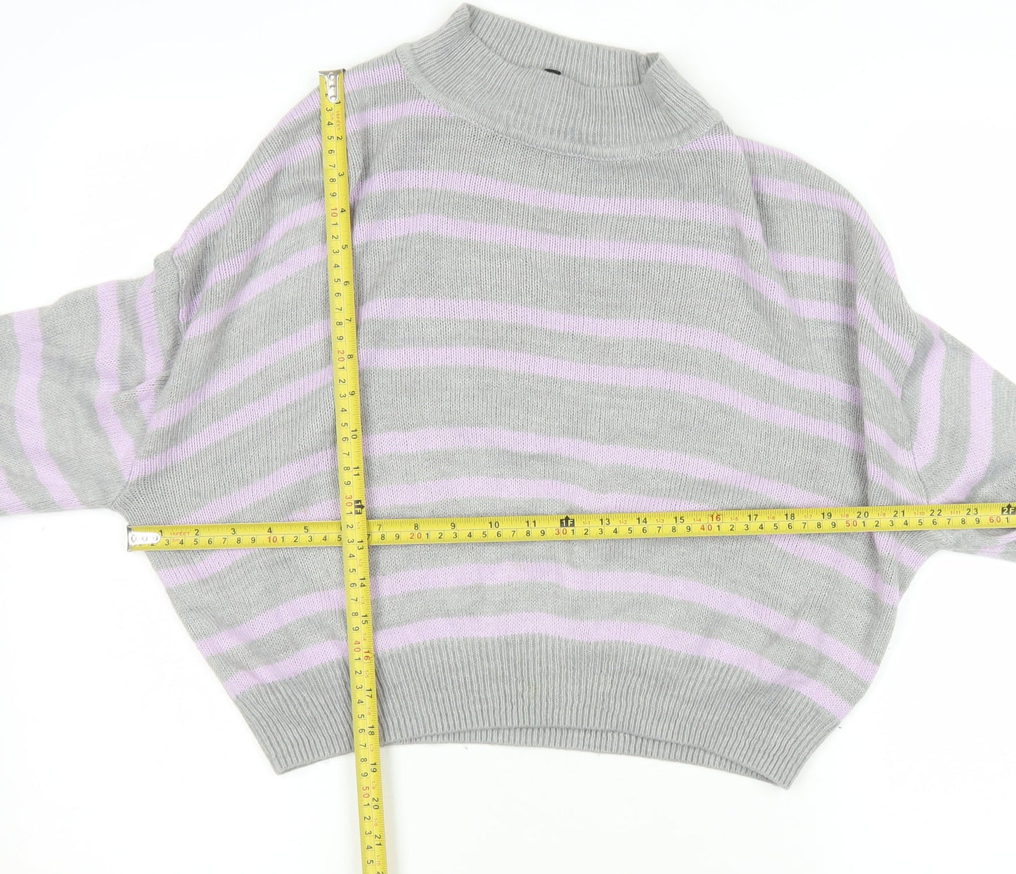 Womens UK Size 12 H&M Grey Pullover Jumper