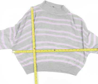 Womens UK Size 12 H&M Grey Pullover Jumper