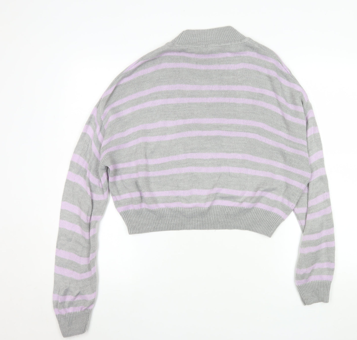 Womens UK Size 12 H&M Grey Pullover Jumper