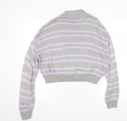 Womens UK Size 12 H&M Grey Pullover Jumper