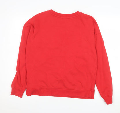 Womens UK Size 12 NEXT Red Pullover Sweatshirt